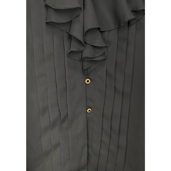 Whimsygoth Sheer Ruffled Collar Blouse Size 16W - Picture 3 of 9